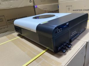 Onduleur <span class=keywords><strong>solaire</strong></span> hybride à double sortie 3Kw 5Kw 8Kw 10Kw 11kw 14kw 48V, onduleur de voiture pour réseau et UPS, contrôleur MPPT, onde sinusoïdale pure, écran tactile LCD - Product Image 3