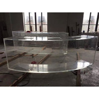 Aquariums OEM en acrylique transparent, écologiques et personnalisables, en polycarbonate durable, emballés en sac, accessoire d'usine Gateway Ocean World
