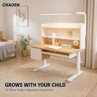 Bureau d'étude pour enfants en gros, directement de l'usine, avec lampe de protection oculaire fonctionnelle, structure en nid d'abeille en aluminium, facile à nettoyer, idéal pour les projets scolaires