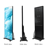 Ad alta definizione Indoor RGB P1.86 IC LED Poster Display Video intelligente per Business & Airport per appendere in piedi uso Self-Service