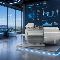 Générateur synchrone à aimants permanents triphasé silencieux à faible régime 10 kW 50 kW 220 volts pour éolienne