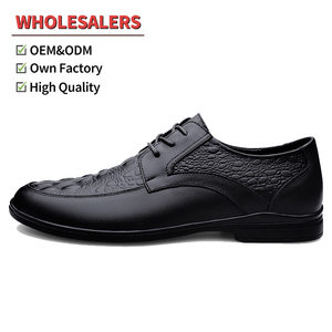 Manufacturer Wholesale Dress Shoes Oxford High Quality Men's Leather Shoes Formal Casual Shoes for M - EU Size 41