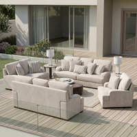 Raffinierte Übergroße Cloud-Couch mit Loungebereich für Komfort im Wohnzimmer, Komfortzentrum um Cloud-Couch und Sofa Cloud