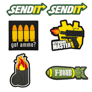 Bestverkopende Pvc Haak En Lus Patches Cartoon Badges Geborduurde Stof Voor Gamer Kleding Rugzakken Schoenen Accessoires - Product Image 2