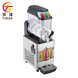 Máquina de aguanieve de 2 tanques de acero inoxidable MUXUE, dispensador de bebidas congeladas para aperitivos y cafeterías, máquina de aguanieve de hielo - Product Image 3