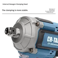 Llave de Impacto Inalámbrica de 21V sin Escobillas, 800Nm de Alto Torque, 3800 RPM, Herramienta Eléctrica con Batería de Litio para Reparación de Automóviles y Taller
