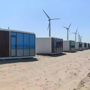 Casa Prefabricada de Acero con Certificación CE, Tipo Cabaña, Impermeable, Ignífuga, con Aislamiento Térmico, para Cabañas en la Playa - Product Image 4