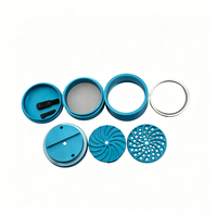 Cendrier et plateau à herbes sèches avec meule à dents de moulin à fleurs, meule sans dents remplaçable, logo personnalisé, coffret cadeau, accessoire pour fumeurs