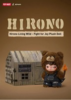 POPMAER Authentique Hirono Living Wild PVC Modèle Kawaii Cadeau Poupée Peluche Figurine Jouet Fight for Joy Labubu Mystery Boxes