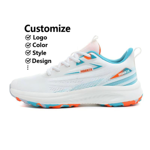 Scarpe da Corsa Personalizzabili per <span class=keywords><strong>Uomo</strong></span> con Lacci, Ammortizzazione, Tomaia in Rete, Leggere, Comode e Traspiranti per Tutte le Stagioni - Product Image 5
