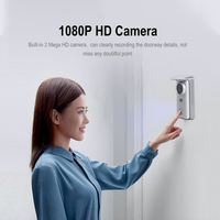 Smarphone vidéo AHD, sonnette de porte, appareil de contrôle multiples, avec voix bidirectionnelle, 4 écrans couleur, pour porte d'appartement