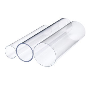 装飾用カスタム透明プラスチックチューブ - 任意のサイズ、色、カットしてフィットするように包装、ランプシェードやその他の照明器具に。 - Product Image 5