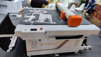 Automatischer Papierbox-Muster hersteller Flachbett-CCD-Kamera Auto Contour Cutter Plotter