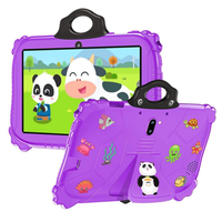 El más nuevo Tablet PC educativo Android para niños de 7 pulgadas 6 + 128GB portátil Wifi Panda Tablet PC a prueba de golpes para niños