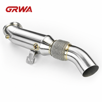 Downpipe catalyzed GRWA personnalisé en acier inoxydable 304 pour BMW F22 M240i F30 340i F32 440i 3.0T Pro Performance Exhaust B58