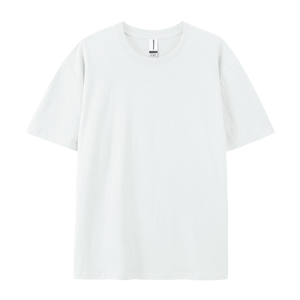 เสื้อยืดโอเวอร์ไซส์ไซส์ใหญ่พิเศษสำหรับผู้ชายและผู้หญิง พิมพ์ลายดิจิตอลตามสั่ง โลโก้แบรนด์ เสื้อยืดผ้าฝ้ายสีขาว เสื้อยืดผู้ชาย - Product Image 1