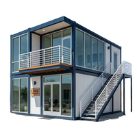 Maison conteneur modulaire préfabriquée sur mesure OEM, aménagement personnalisé, ignifuge et étanche, pour usage résidentiel, villa, bureau ou projet.