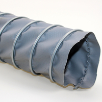 Conduite d'air flexible isolée haute température et ignifuge de 10 m pour systèmes CVC extérieurs, hôpitaux, écoles, sous-sols – Conception chinoise