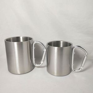 Gobelet isotherme en acier inoxydable à double paroi, personnalisable par sublimation, écologique, avec poignée, pour le camping, la sublimation, les tasses à café, les mugs - Product Image 3