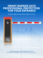 Outdoor Waterproof Barrier Gate for Security Entrance Control with LED Light