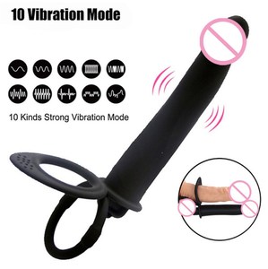 Jouets sexuels : Dildo, Vibromasseur à balle à harnais pour femme, Double pénétration, Vibromasseur anal, Dildo à harnais, Grand pénis artificiel, Vibromasseur érotique pour adulte - Product Image 2