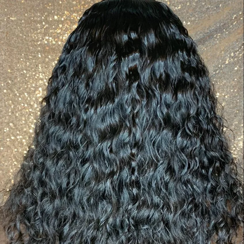 Extensions de cheveux brésiliens vierges deep wave 10a, cheveux naturels, tissage de cheveux non traités, ondulés, bon marché