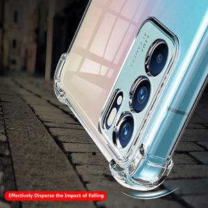 Coque arrière de téléphone antichoc souple transparente personnalisée pour <span class=keywords><strong>Oppo</strong></span> Reno 7 Pro Z 5G Reno6 Reno5 F Reno4 Pro - Product Image 5