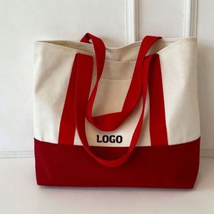 The Reusable Travel Custom Print ECO Friendly Sublimation Cotton Canvas Women's Tote Bag with Custom Printed logo for Women - Product Image 1