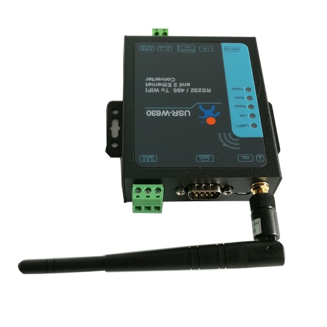 USR-W630 RS232 RS485 WiFi Ethernet Dual Network Port Serial Server Remote Networking Support for Industrial Automation