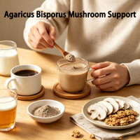 Bulk Agaricus Bisporus poeder, witte champignonspoeder, natuurlijk vruchtend poeder voor voedingssupplementen, grondstof