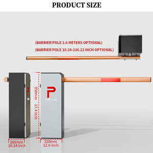 Sistema de Gestión de Estacionamiento Automático con Motor de CC de 24 V XGY, Barrera con RFID y Reconocimiento de Matrículas Opcional - Product Image 2