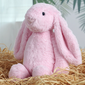 Wholesale 30 cm Soft Bunny Plush Toy Cute Long-Ear <strong>Rabbit</strong> <strong>Comforter</strong> for Children with PP Cotton Filling Easter Holiday Gift - Product Image 5