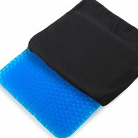 Vente chaude chaise de bureau nid d'abeille Double épais oeuf Gel refroidissement coussin de siège de voiture glace froide siège en nid d'abeille