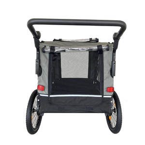 Remorque de vélo 2 en 1 pour chien et bébé, haute qualité, meilleure poussette pour animaux de compagnie, chariot de transport pour animaux - Product Image 2