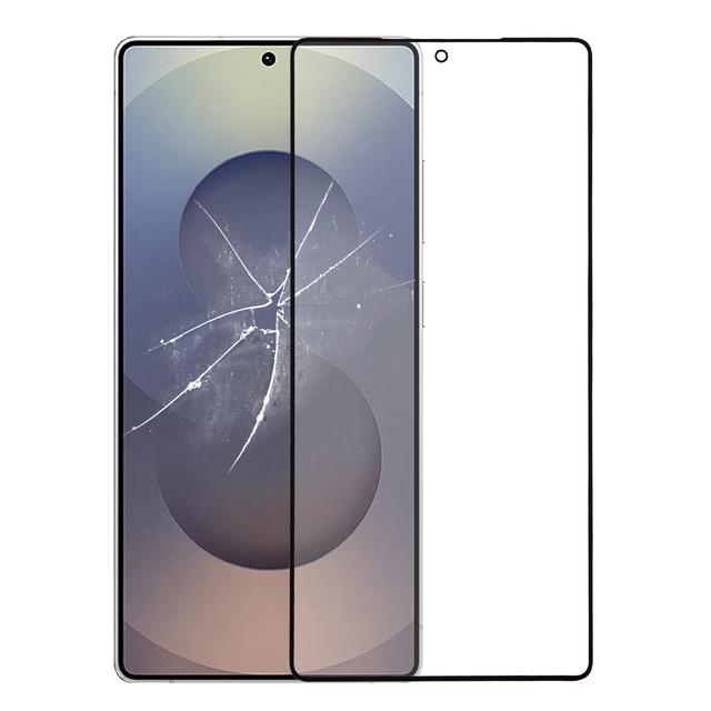 Front Screen Outer Glass Lens with OCA Adhesive Replacement for Samsung Galaxy S25 Ultra SM-S938B Front Panel Repair Parts