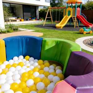 Location d'équipements de jeux intérieurs pour enfants : Ensemble de jeux souples en mousse avec fosse <span class=keywords><strong>à</strong></span> balles florale pour usage scolaire et résidentiel - Product Image 6