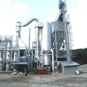 500 кВт, скорлупа кокосового ореха, газификатор остатков пальмового масла, электростанция для газификации биомассы