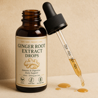 Extrait de gingembre et de curcuma liquide en gouttes, marque privée, 2 fl oz, végétalien, sans OGM, sans produits laitiers, à base de plantes, OEM/ODM, usine GMP