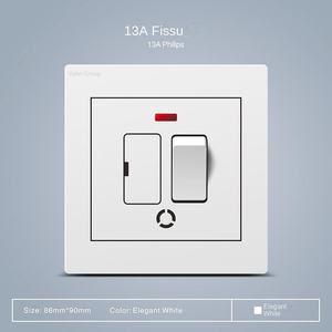 Household British Standard 2-Gang Touch Panel PC Material <b>Wall</b> <b>Switch</b> for Home & Hotel Use - Product Image 6