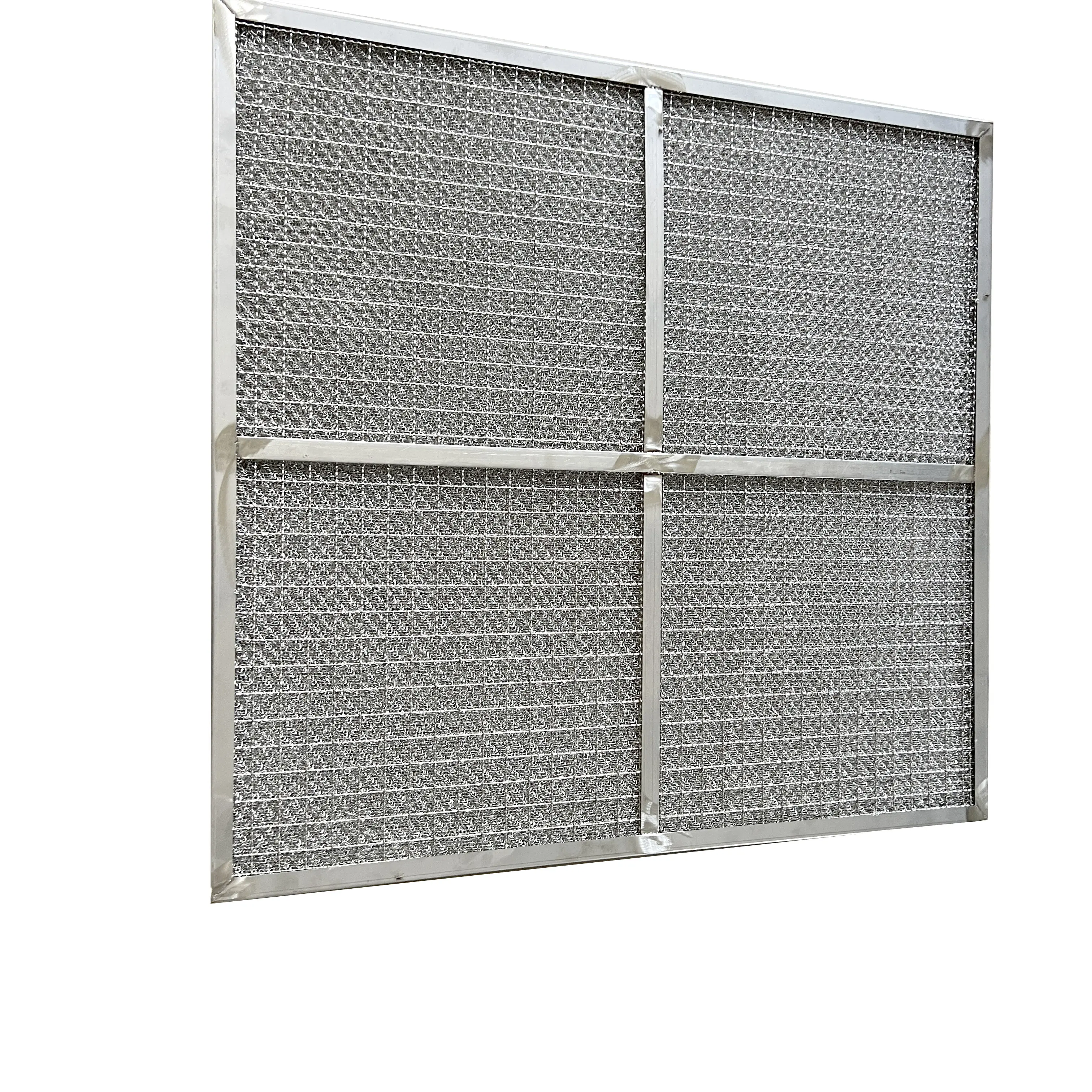 Metal çerçeve yağ dumanı kaldırma hava filtresi yüksek sıcaklık arıtma filtresi