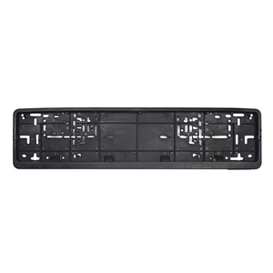Cadre de <span class=keywords><strong>plaque</strong></span> d'<span class=keywords><strong>immatriculation</strong></span> en plastique noir très vendu pour les normes européennes - Product Image 1