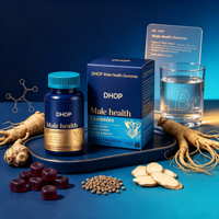 Gummies Énergie Naturelle Premium Véganes pour Hommes Adultes : Vitalité, Soutien Immunitaire et Énergie, à Base de Pectine, Extrait de Ginseng et Maca