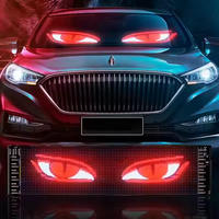 Système d'affichage publicitaire pour voiture avec panneau LED RGB de haute qualité certifié RoHS, contrôle vocal USB, tension d'entrée 5V