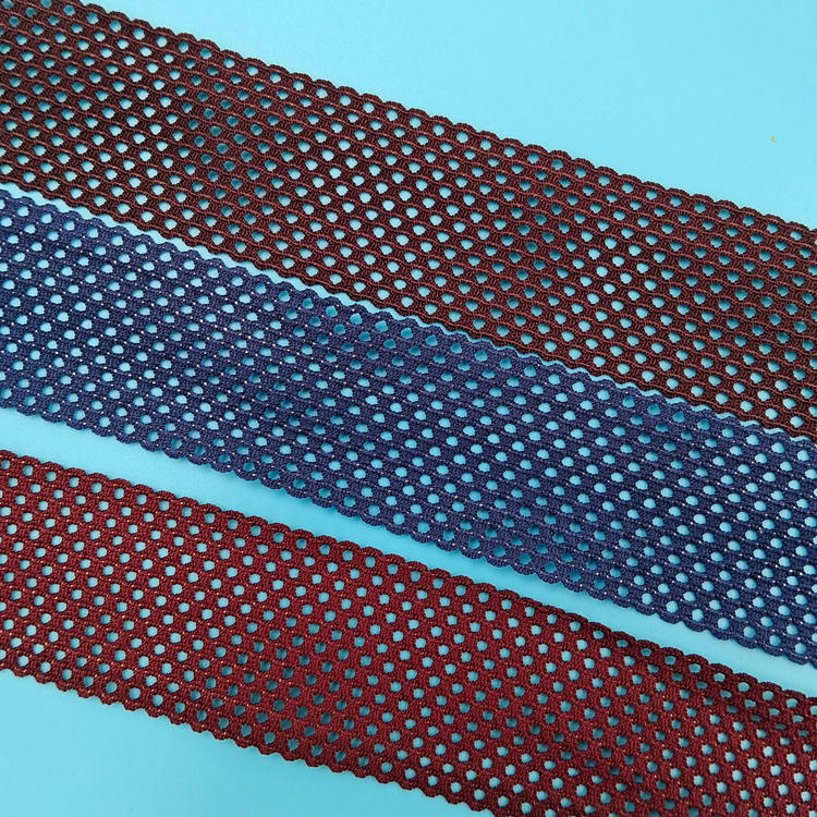 Stringy Elastic Mesh Garment Sewing Lace Trim Mesh Elastic Webbing Belt Spandex Shiny ...