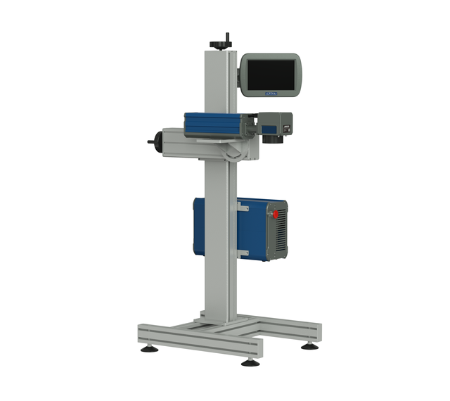 Portable Assembly Line Fiber Jewelry Laser Engraving Machine New Condition Supports DXF PLT BMP Graphic Formats