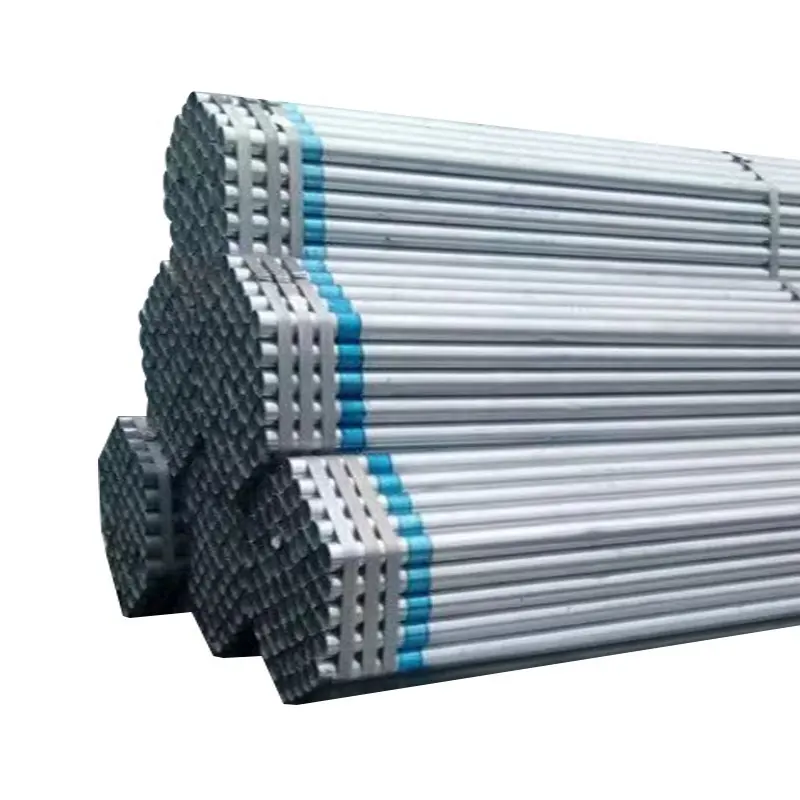 Tubo de aço galvanizado para transporte de fluidos de baixa pressão, tamanho, preço, tubos de aço carbono sem costura, aço GI