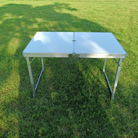 Ensemble de table et chaises de camping en aluminium portable moderne, pliable, léger, pour l'extérieur, hôtels, parcs, écoles