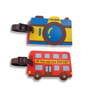 ป้ายแท็กกระเป๋าเดินทางแบบนิ่ม PVC ออกแบบเองได้ ราคาโรงงาน - Product Image 6