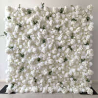 Fondo de Pared de Flores de Seda para Propuesta de Matrimonio, Recepción de Boda, Cabina de Fotos, Decoración de Fiesta - Diseño Romántico Personalizable