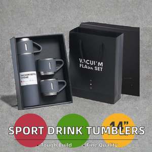 Bouteille d'eau isotherme personnalisée en acier inoxydable pour la promotion, tasse de sport, gobelet à café, thermos sous vide – Vente en gros - Product Image 4